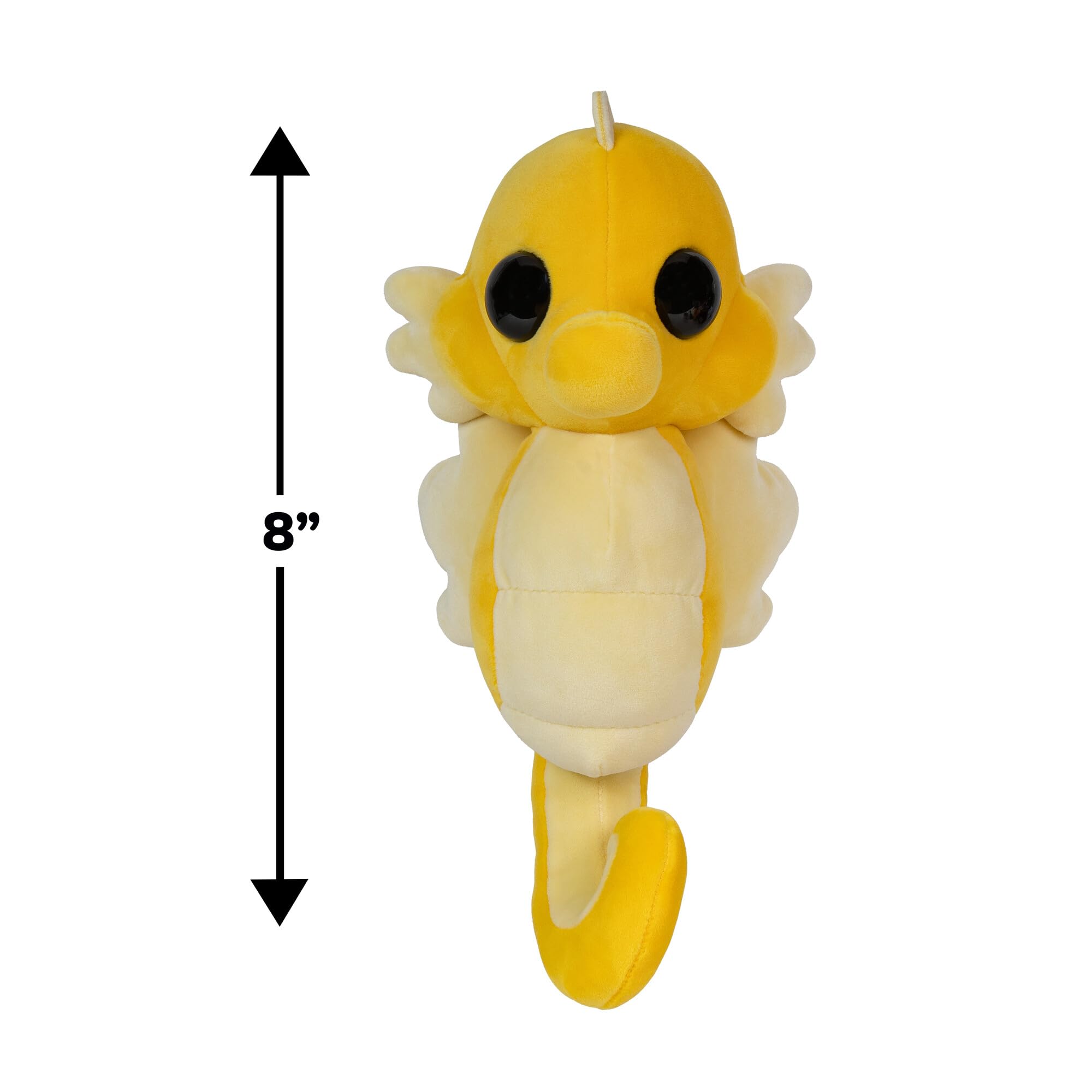 Adopt Me! Collector Plush - Seahorse - Series 2 - Rare In-Game Stylization Plush - Exclusive Virtual Item Code Included - Toys for Kids Featuring Your Favorite Adopt Me Pet, Ages 6+