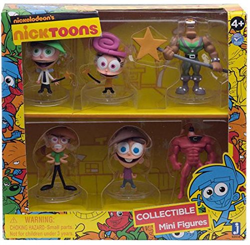 Nicktoons Fairly Odd Parents Deluxe Collector Toys (6-Pack), 2