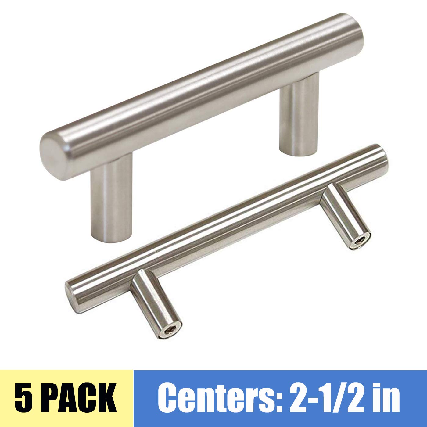 Best round t bar black nickel cabinet pulls