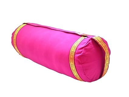 Amazon.com : Yoga Bolster - Magenta : Sports & Outdoors