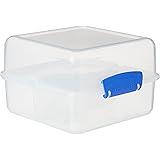 Sistema Lunch Collection Lunch Cube, 47.3 oz./1.4 L, Clear/Blue