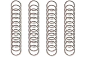 GKZKNG M5x7mm Shim Washer Set 48pcs – Metric Steel Spacers 0.1/0.2/0.3/0.5mm, Precision Alignment, Compatible with CNC, Automotive and Mechanical Work