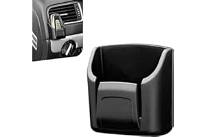 Bawkars Car Key Fob Holder, Car Garage Key Card Holder for Dashboard, Multifunctional Organizer Key Remote Mount with Double-