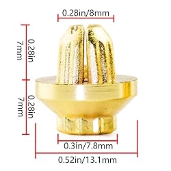 RTRHINOTUNING 50pcs 13mm Wheel Rim Lip Rivets for