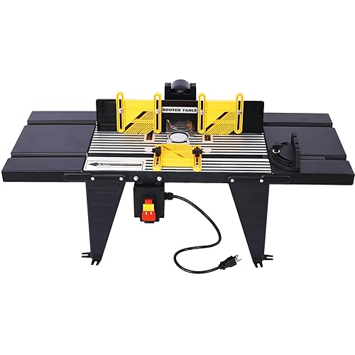 Electric Benchtop Router Table 34 in. x 13.5 in, Universal Benchtop ...