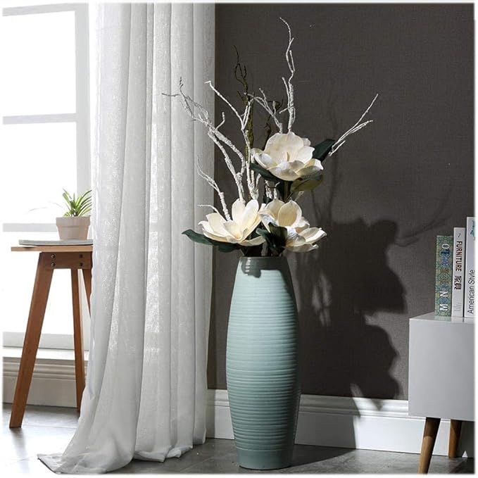 FytStycale Bodenvase 58cm - Moderne Blumenvase Aus Bruchsicherem PP