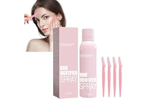 TNDCKP Hair Identifier Spray for Face Shaving, Dermaplaning Tool for Face, Hair Identifier Spray, Hair Identifier Spray for Face Dermaplaning, Facial Hair Trimmer, Women's Bikini Trimmers