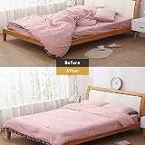 Yikki 12Pcs Mushroom Duvet Clips Non-Slip Quilt Holder One-Key Unlock White view 3