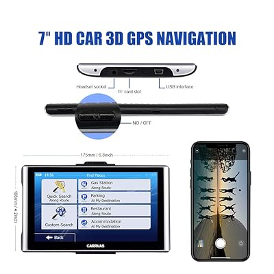 Buy Carrvas Gps Navigation For Car 2021 Map Truck Gps Navigation System Spoken Voice Steering Guidance Speed Warning United States Canada Mexico And South America Lifetime Maps Update Online In Indonesia B07zvsr6vj