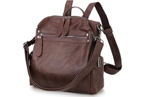Women Backpack Purse,Fashion Convertible PU Leather Backpack Shoulder Bag in 2 Ways to Carry, Mini Rucksack for Girls VONXURY