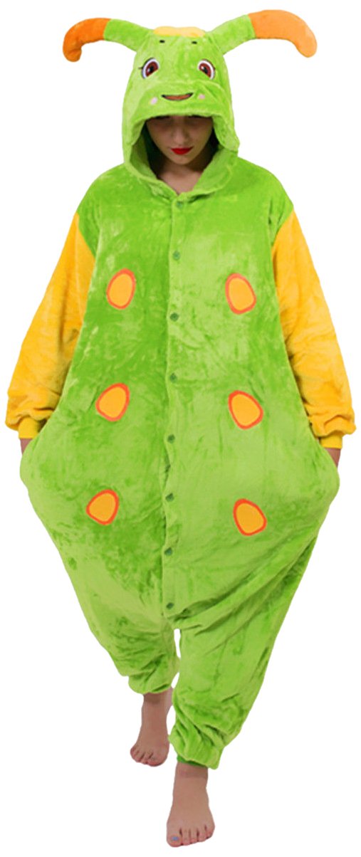 Everglamour 5055601172583 Onesie/Body Suit, Unisex-Adult, Green, X Large