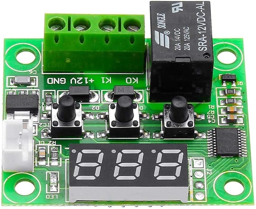 5pcs XH-W1209 DC 12V Thermostat Temperature Control Switch Thermometer Controller With Digital LED Display With Case Sensor Module
