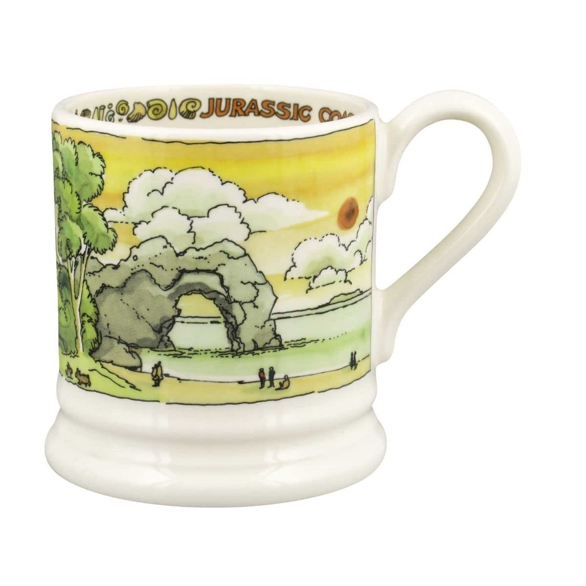 Emma Bridgewater Landscapes of Dreams Jurassic Coastline 1/2 Pint Mug