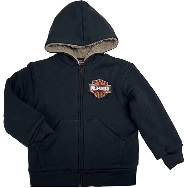 Amazon.com: Harley-Davidson Little Boys' Bar & Shield Full Zip