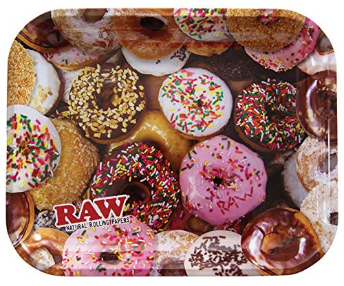 RAW Donut Tray Large Metal Rolling Base 3 Trays