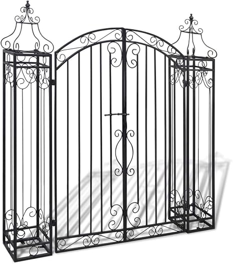 Amazon Com Unfade Memory Elegant And Stylish Ornamental Garden Gate Wrought Iron Garden Outdoor