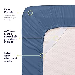 1500 Supreme Collection Twin XL Sheet Sets Denim