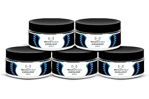HawkGrips, 8oz Massage Emollient 5ct, Vanilla Scent, Shea Butter, Oil Based, Vegan, Soft Tissue Mobilization and Lubrication for Manual and Assisted Massage Therapy Techniques, Cream Alternative