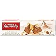 Kambly Mont Choco Biscuits, 3.5 oz | Butter Biscuits with a Tablet of Milk Chocolate with Nougat Pieces | Product of Switzerland