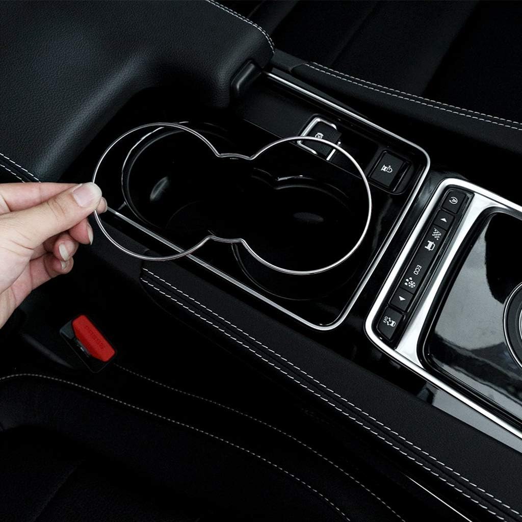 Car & Truck Interior Parts ABS Matt Console Front Cup Holder Cover Trim