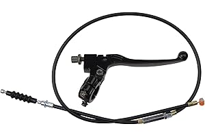 GOOFIT Universal 7/8" Handlebar Left Clutch Lever with Clutch Cable Replacement for CRF XR SSR 50cc 70cc 90cc 110cc 125cc Eng