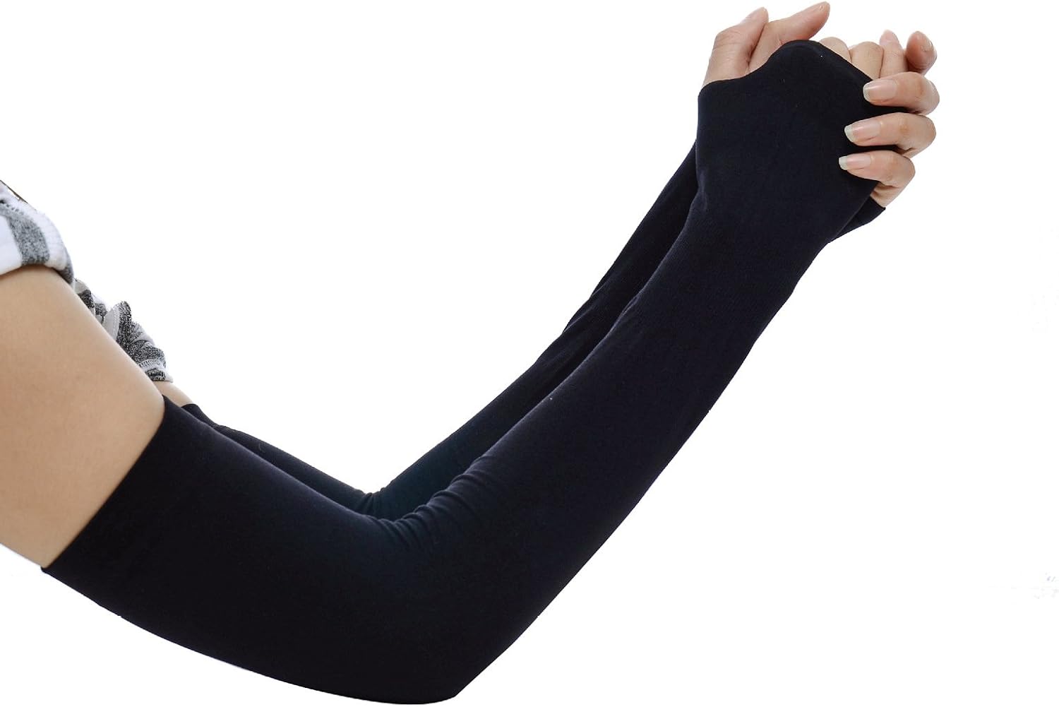 Accessori Sportivi Outdoor Manicotti Braccio Compressione UV ZaliOan - 1 Paia, Protezione Solare UPF50+, Per Ciclismo, Tennis, Escursionismo Maniche Sportive Outdoor