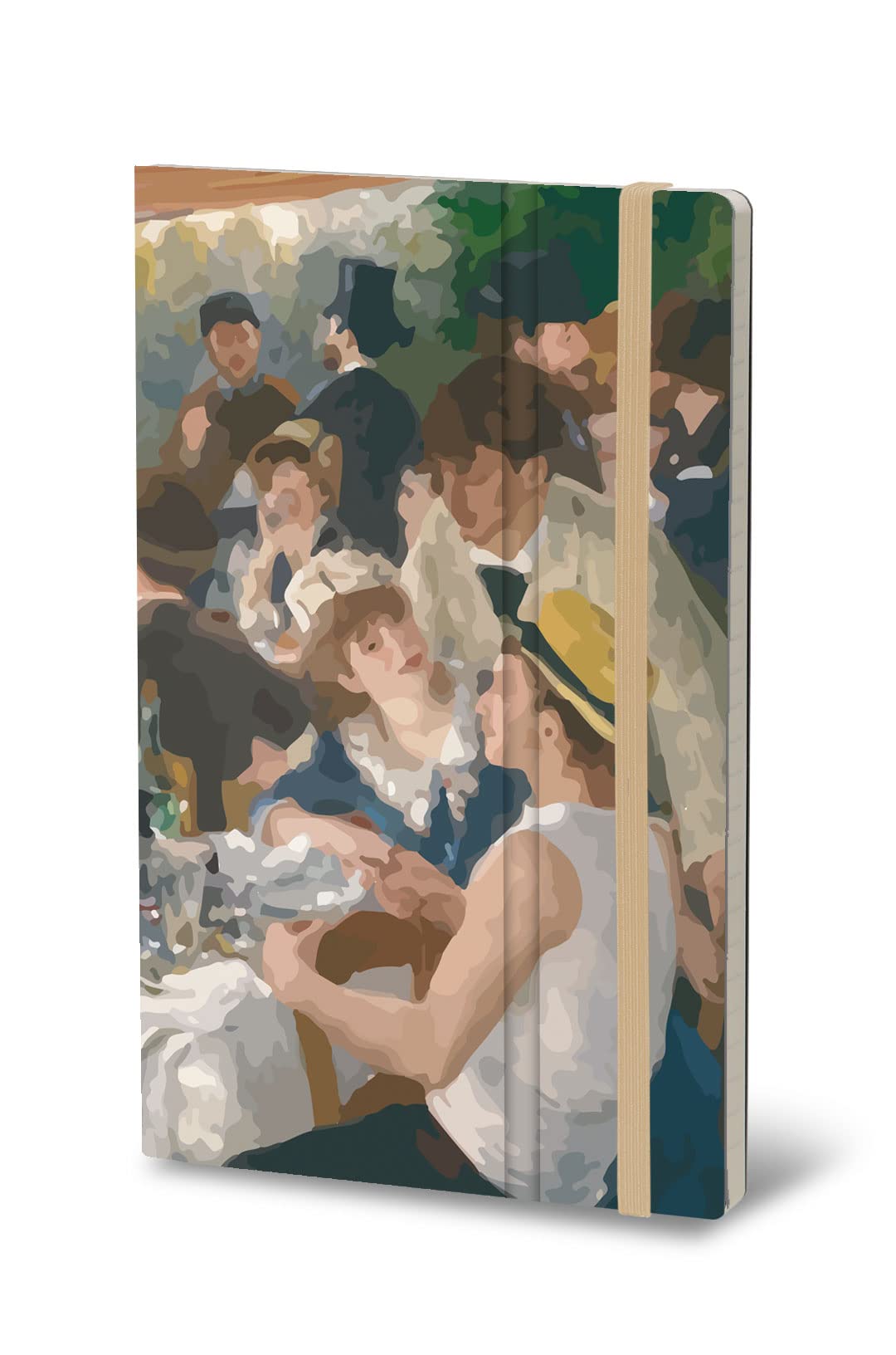 Stifflexible Notebook/Art - Renoir / 13 x 21 cm/M A5 / Classic Notebook/Notebook Diary Daily Notepad/Hard Cover and Elastic/FSC/High Quality, 203 m, 13 x 21 cm/Medium