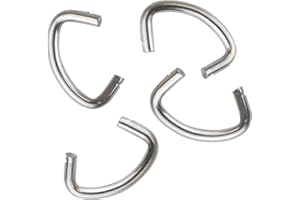 LEM Products Hog Rings, 1/2", 100 Galvanized Steel Rings