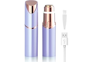 KAYZON Facial Hair Removal for Women, Portable Lady Hair Shaver, Electric Rechargeable Painless Bikini Remover for Face, Upper Lips, Peach Fuzz, Chin, Armpit, Fingers, Arms, Legs and Body (Blue)