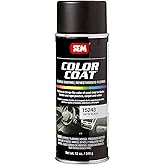 SEM Paints SEM15243 Satin Black Color Coat Aerosol 12 Ounce (Pack of 1)