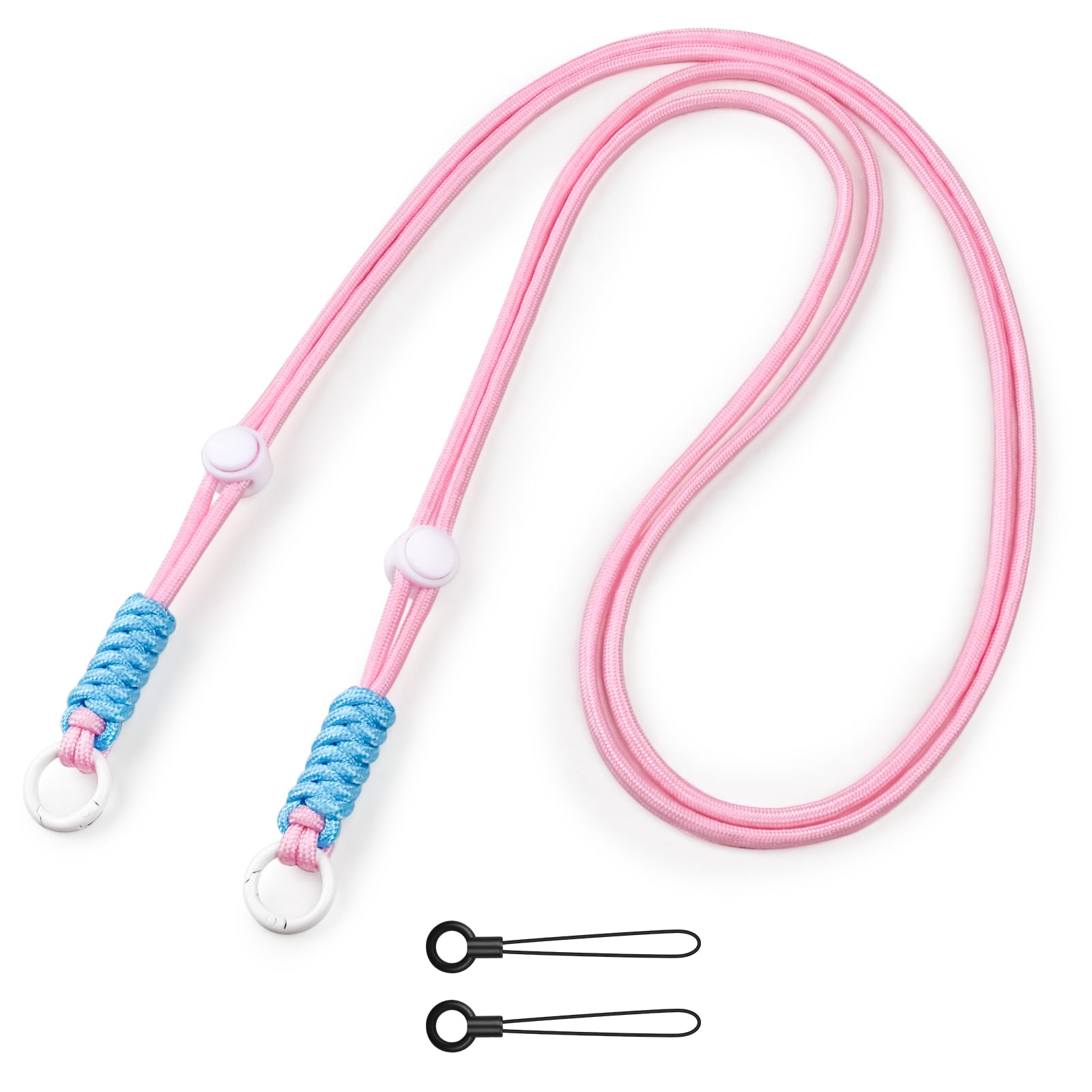 VOVMOEYA Kids Camera Strap,Children Neck Strap for Fujifilm Mini 12/11/9/8/7+,Long Crossbody Lanyard for Kid Camera/Badge Holder/Keys/Wallet Multi-Function Lanyard(Pink)