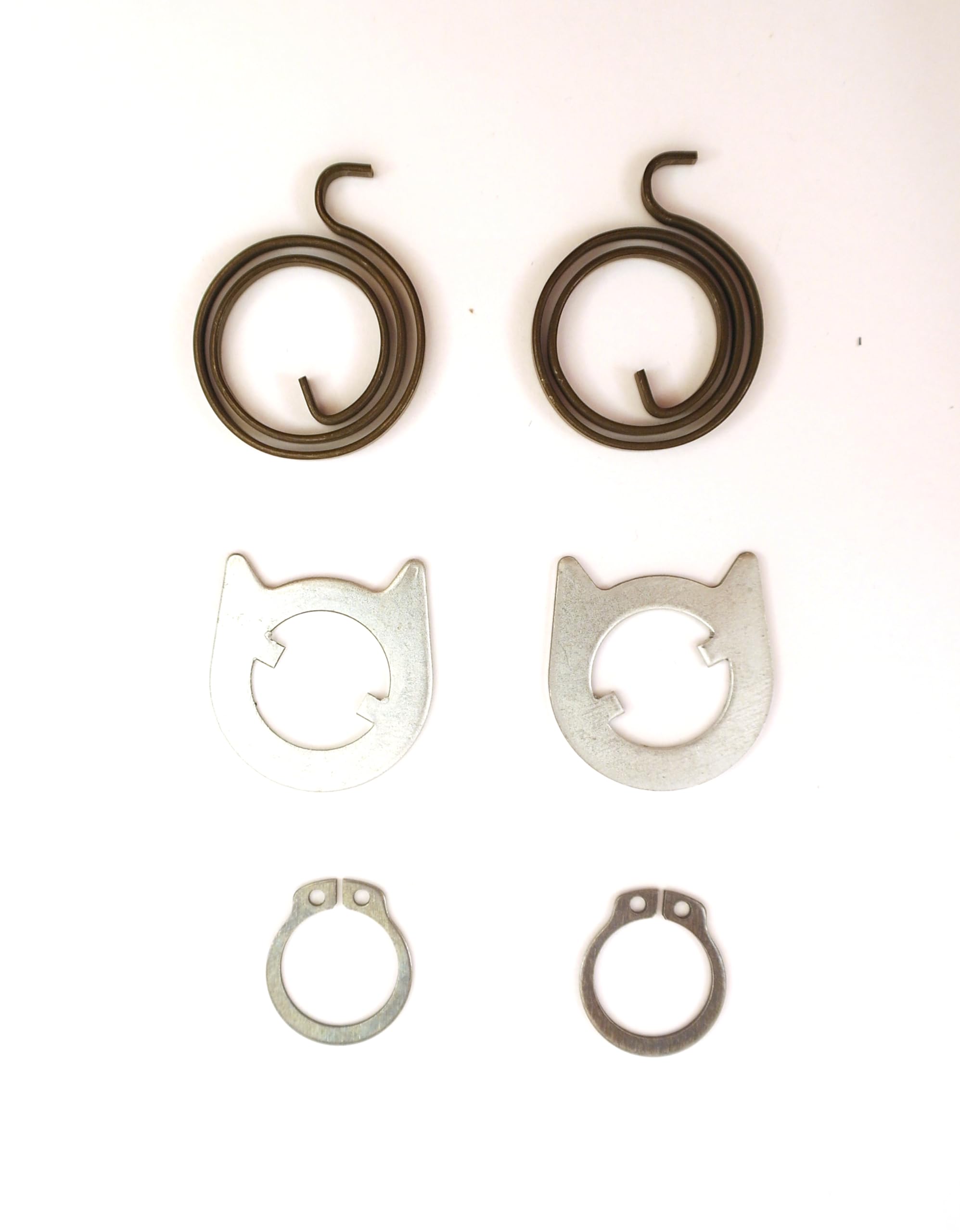 FixitFlo Door Handle KIT for Repairs of 2 Springs 2.5 Turns x 3mm Thick, 2 Cam Washers and 2 Circlipss (KIT 3, ONE KIT)