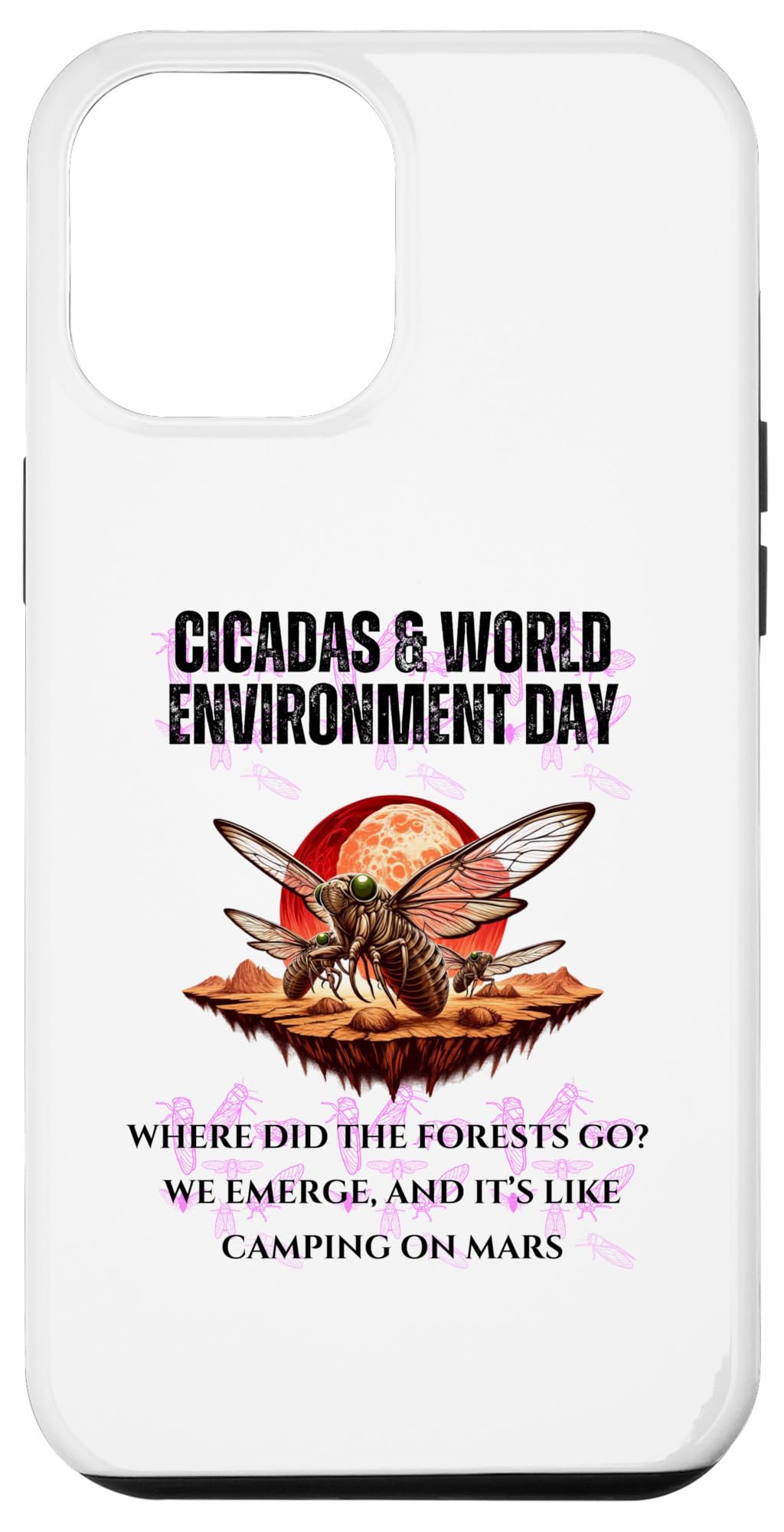 iPhone 15 Plus Cicada Mars Forest Case
