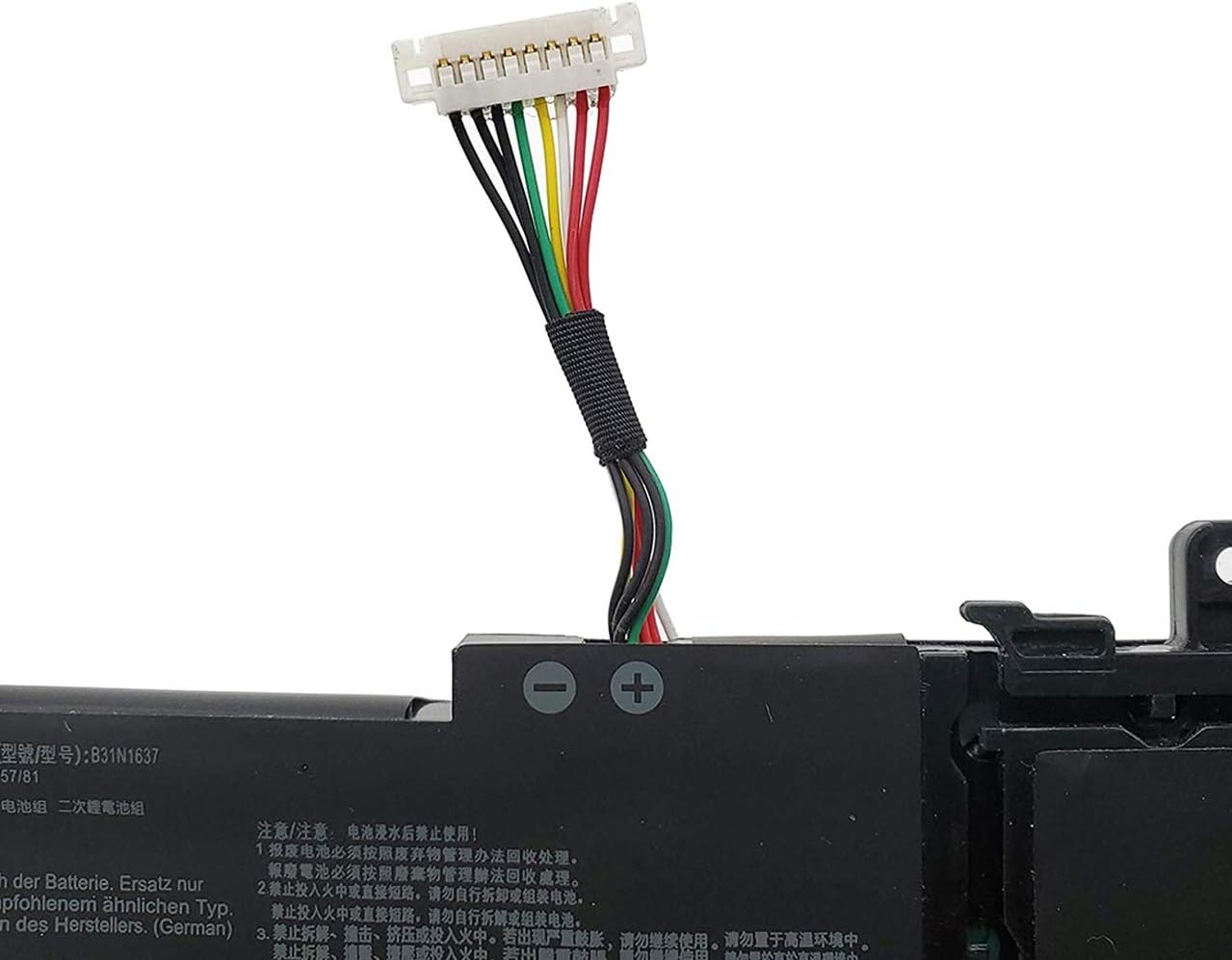 ASKC B31N1637 Laptop Battery for ASUS S5100U X510 X510UA X510UF X510UQ VivoBook S15 S510UA S510UQ S510UN S510UR F510 F510UA F510UQ Series C31N1637 0B200-02590000 0B200-02590100 11.52V 42Wh - Image 4