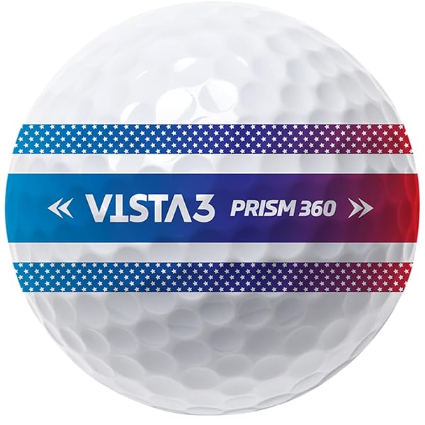 VOLVIK VISTA3 PRISM 360° GOLF BALLS (ONE DOZEN)