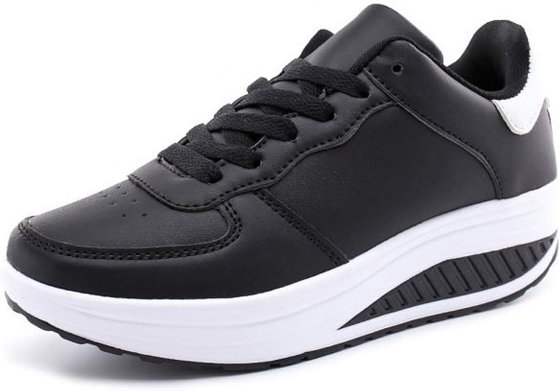 LanivicWomens Walking Platform Shoes Ladies Fitness Orthopedics Wedge Sneakers