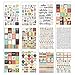 Simple Stories Carpe Diem Recipe A5 Stickers 12/Pkg, Multicolor