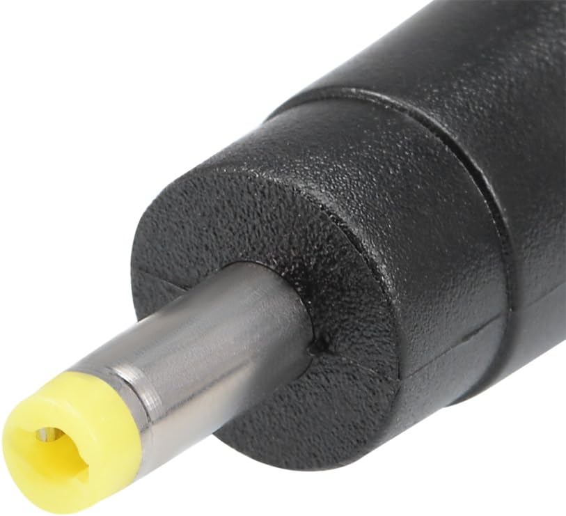 sourcing map DC Power Connector 5.5x2.1mm Female Jack to 4.0x1.7mm Male Adapter Barrel Connector 5pcs, Black, Yellow, Silver - Image 4