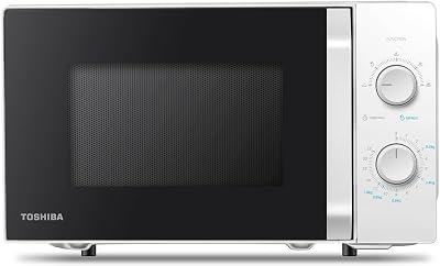 MW2-MM20P(WH) Padrão micro-ondas forno, 20 litros, 800 W, 5 níveis de potência com prática função de degelo, iluminação LED interior, branco