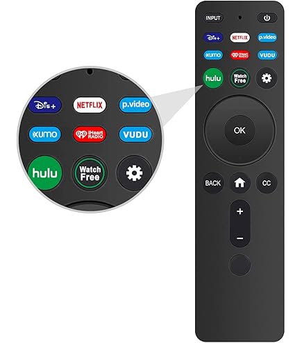 新しいxrt500リモートwith Netflix Iheartキーフィットfor VIZIOスマートテレビp702ui-b3?rs65-bl m602i-b3?m322i-b1?m422i-b1?m602i-b3?p502ui- Amazon.com: New XUMO XRT500 Keyboard Remote Control Replacement