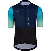 GCRFL Cycling Jersey Men Shorts Sleeves Road Bike Jersey Bicycle Tops Shirt, Zipper Pocket UPF 50+ Lightweight PRO Race Fit
