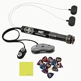 LR Baggs HiFi Bundle, Acoustic Guitar Pickup System | Exceptional Sound Quality, Easy Installation, Balanced Tone, User-Friendly Controls, Polishing Cloth Included