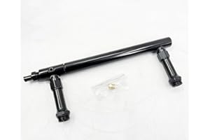 PATEYNEY 7/8-20 aluminum Fuel Log Line for Holley Carburetor double pumper 4150 Black