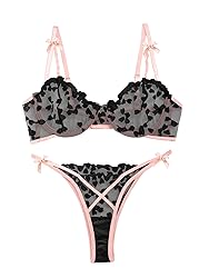 Lilosy Sexy Cute Underwire Push Up Heart Strappy