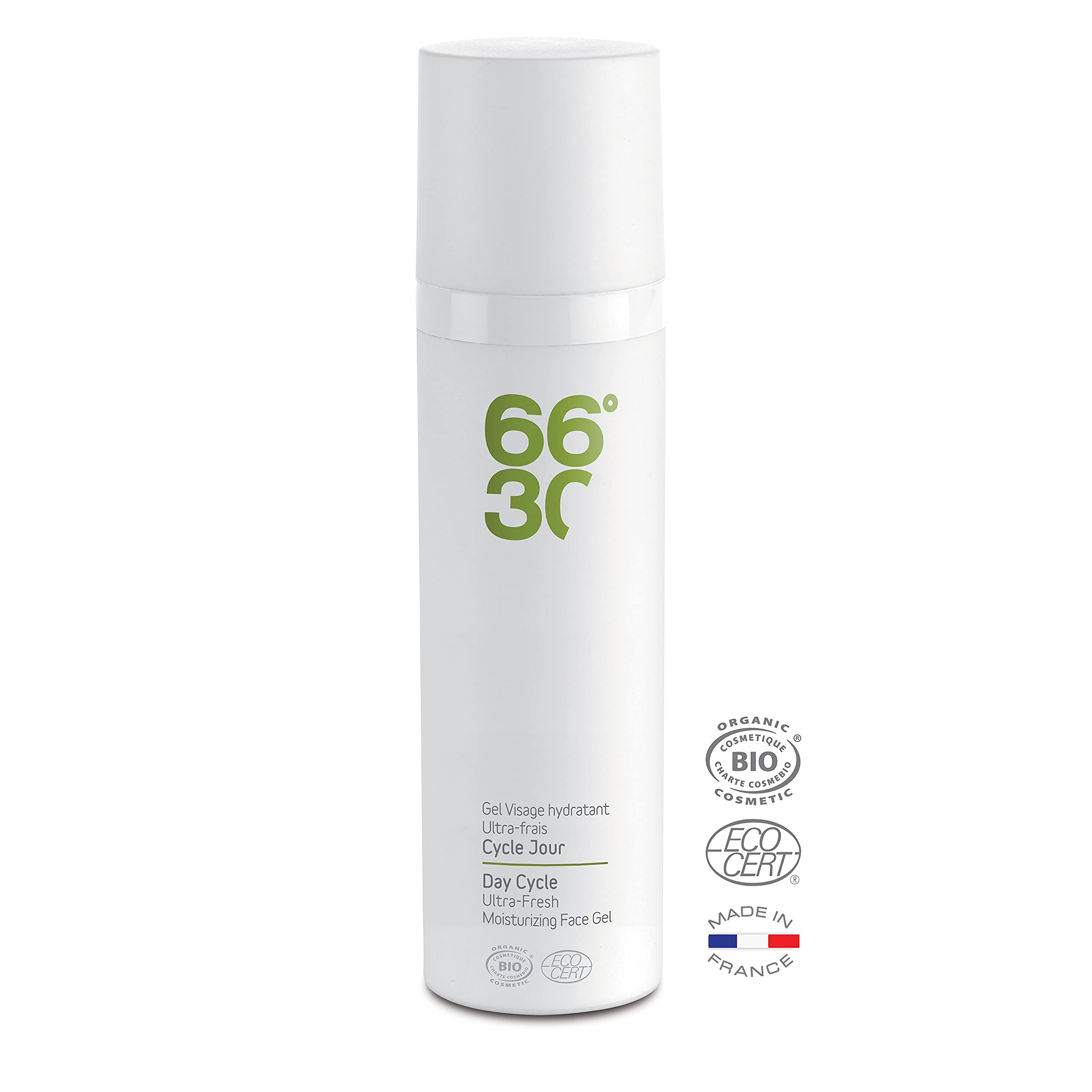 66°30 - Cycle Jour Gel Visage Hydratant Ultra frais - moisturizing gel with hyaluronic acid - 75 ml
