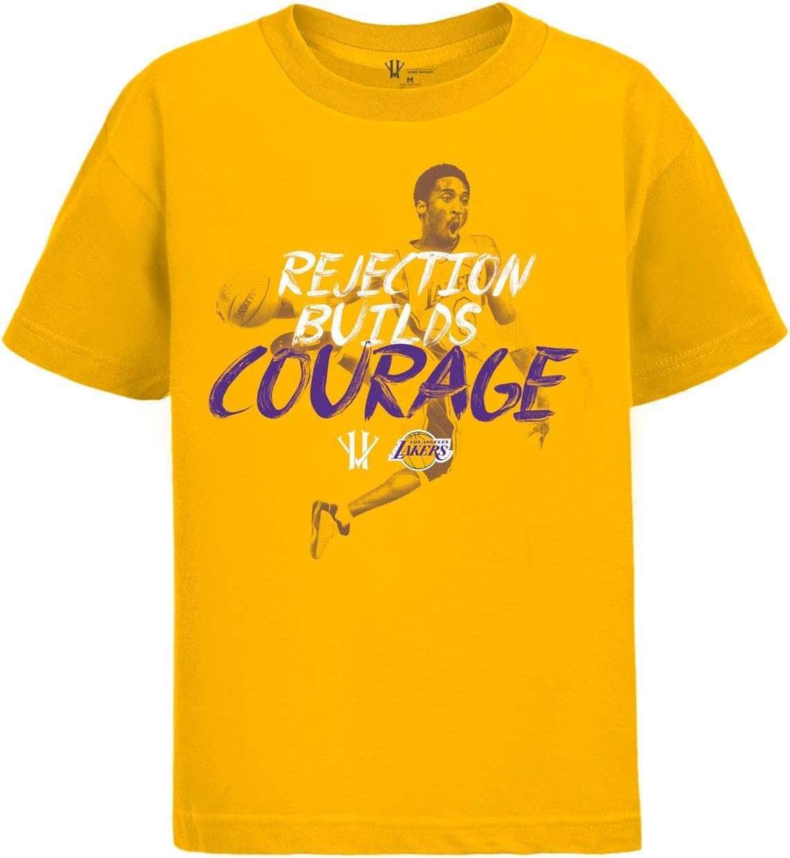KB20 Kobe Bryant Courage Basketball T-Shirt Yellow