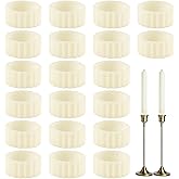 20 Pcs Rubber Candle Hugger, Candle Grips Inserts for Taper Candles Base Accessories Bougie Upright and in Place for Taper Bougie Cups
