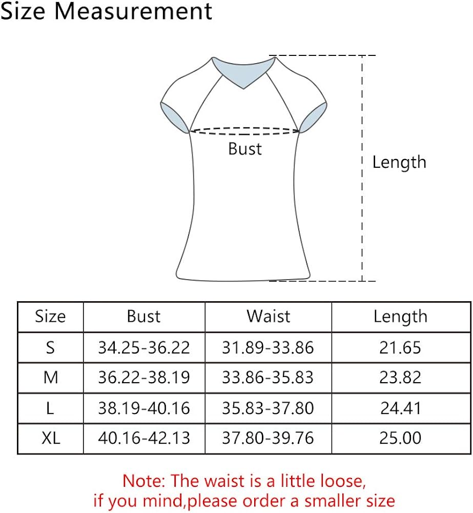 Pulchrumcs Tennis Shirts for Women Short Sleeves, T-Shirts Running Shirts V-Neck Performance Activewear Shirt,Loose Fit: Clothing