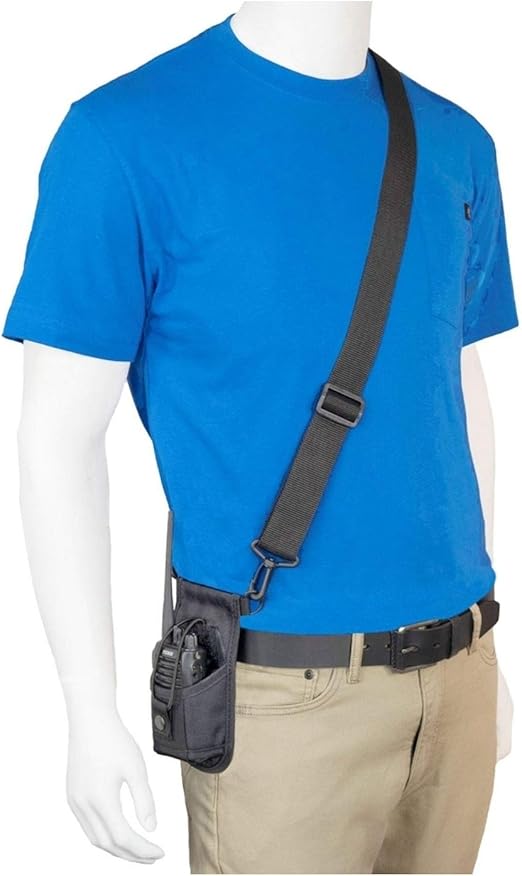 SSRH500 Shoulder Strap Radio Holster with an Adjustable Radio Pouch