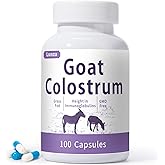 Lunza Goat Colostrum Capsules - Grass Fed, Rich in Immunoglobulins to Support Immune Health, Gut Function, and Athletic Performance - Gluten-Free, 100 Capsules